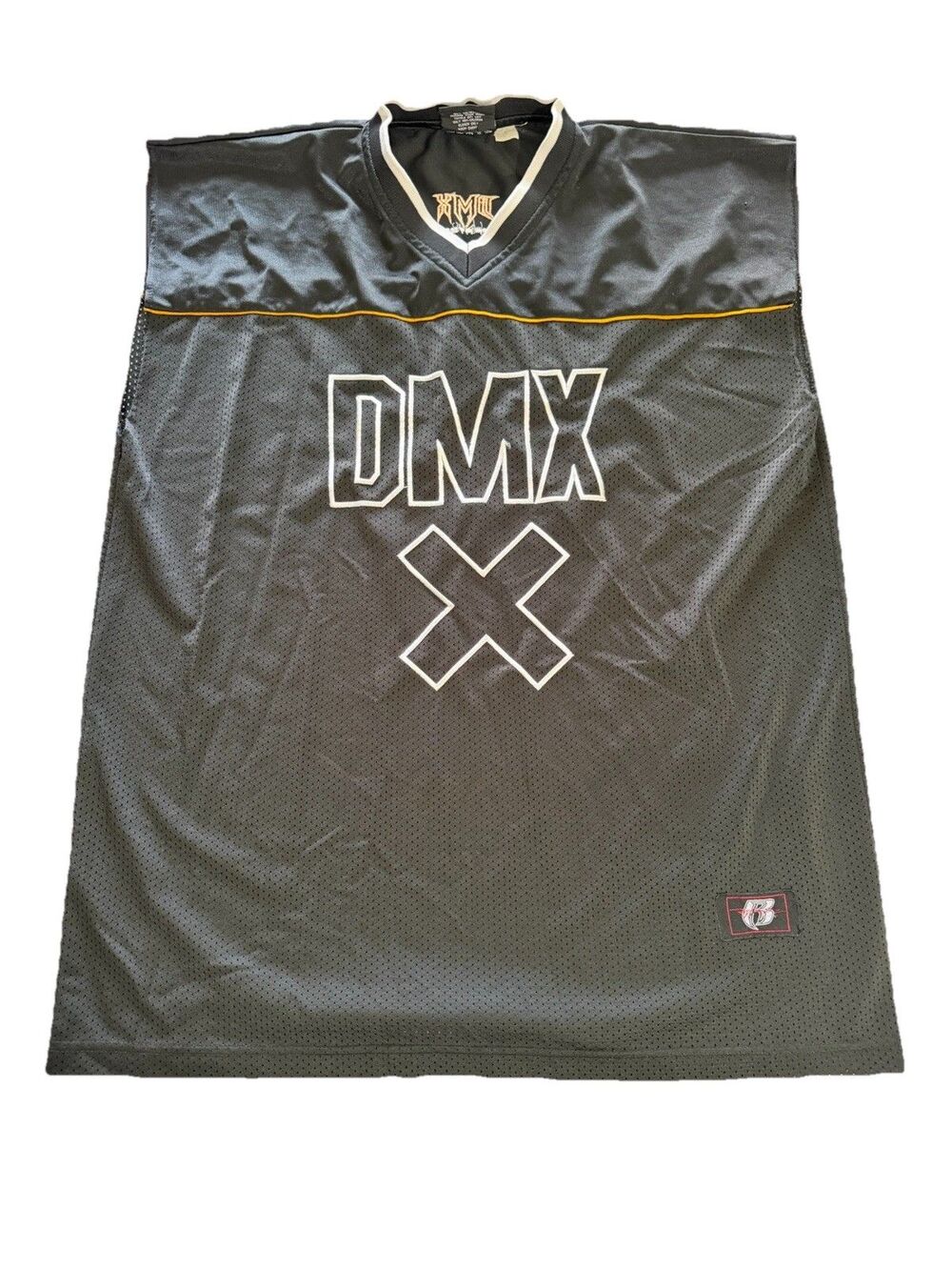 Vintage DMX Ruff Ryders Black Mesh Basketball Jersey Rap Hip Hop Y2K Mens L/XL